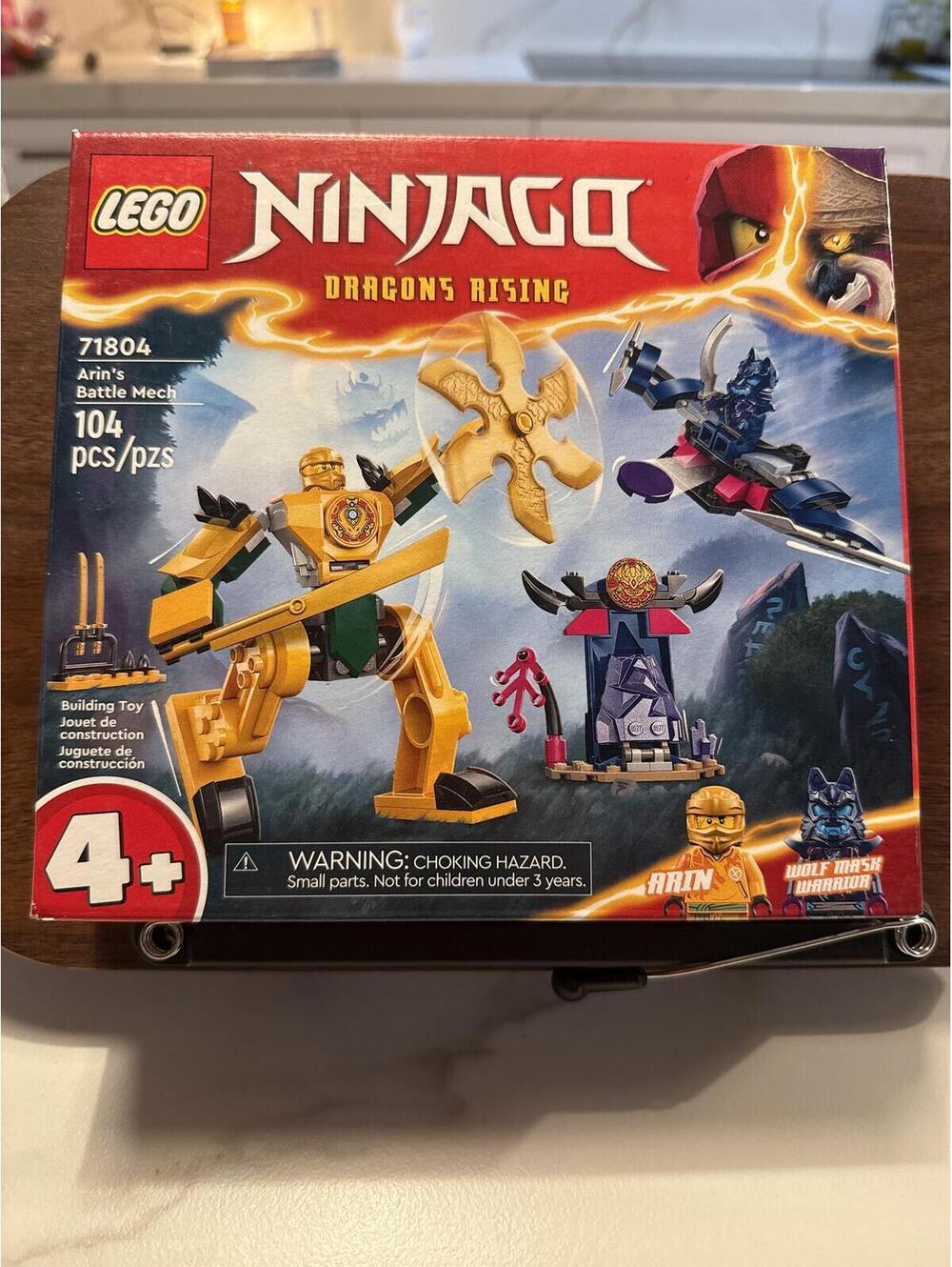 LEGO 71804 Ninjago Arin's Battle Mech 104 Pcs Building Toy Set New